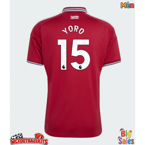 Manchester United Leny Yoro #15 Replica Home Stadium Shirt 2026-27 Short Sleeve